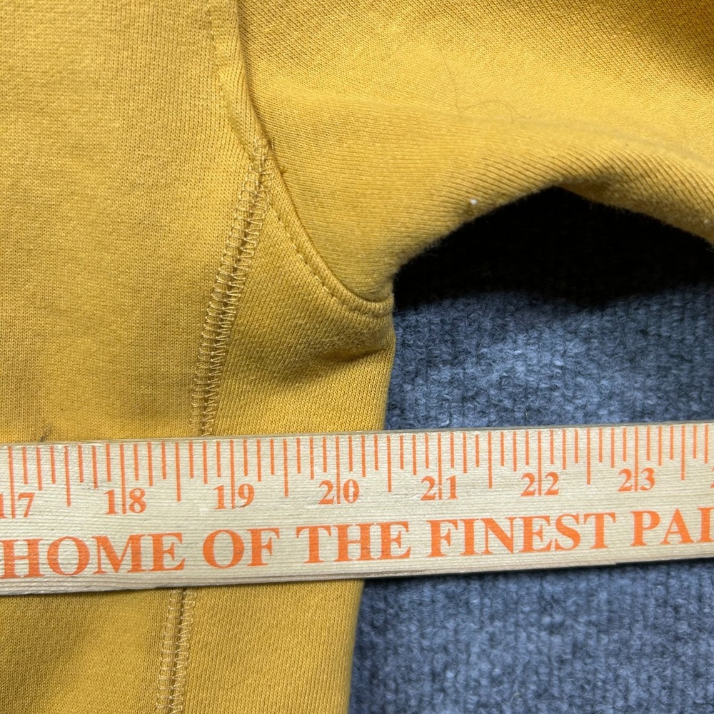 Disney Mickey 50th Anniversary Hoodie Unisex Yellow Castle Graphic Pullover - M - Picture 3 of 7